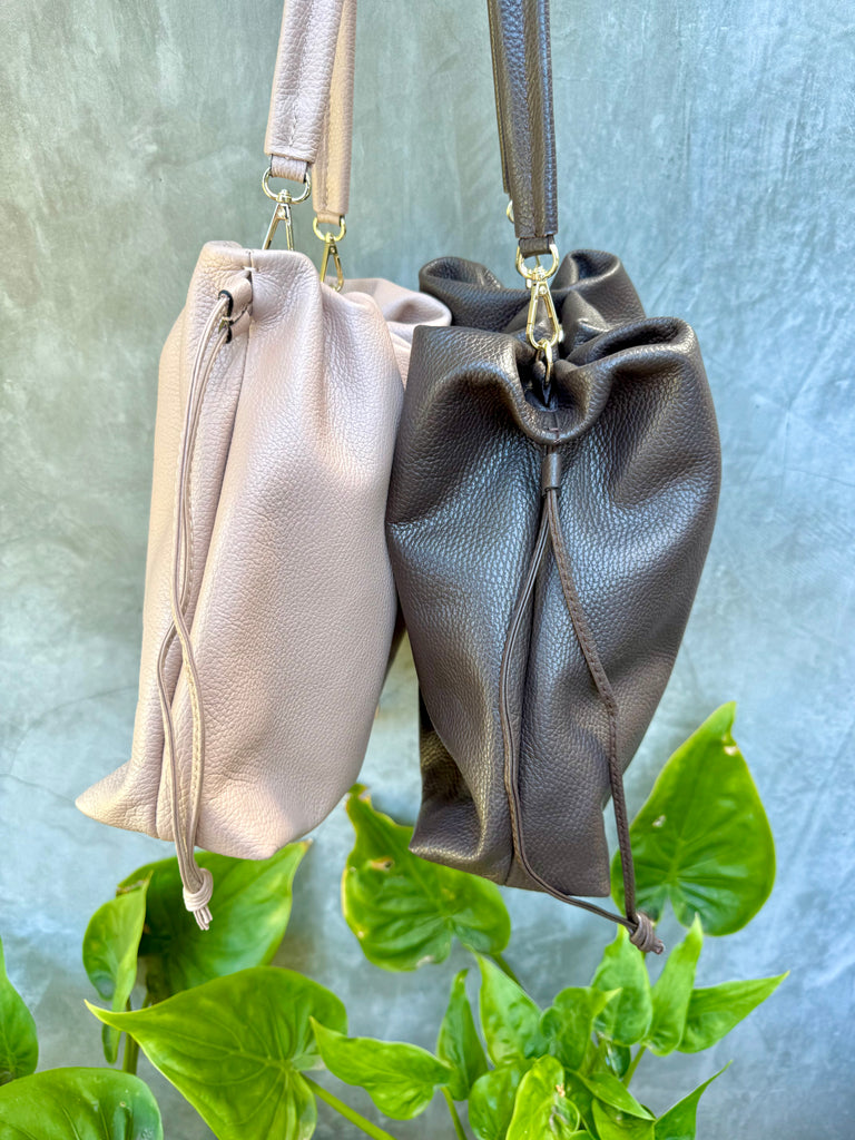 Scarlett Scrunch Bag - Blush