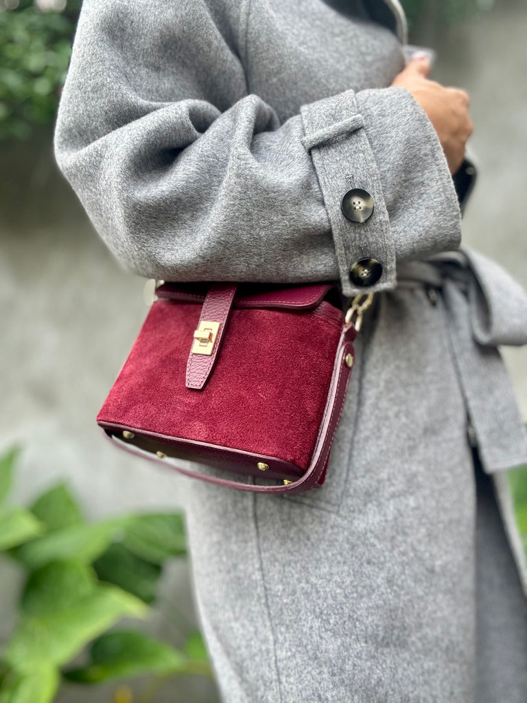 Lucinda Suede Bag - Shiraz