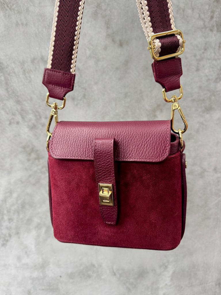 Lucinda Suede Bag - Shiraz