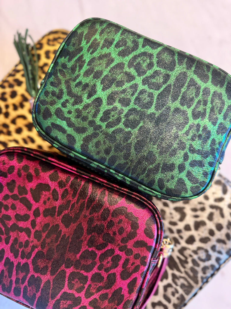 Rory Bag - Emerald Leopard