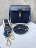 Lucinda Suede Bag - Navy