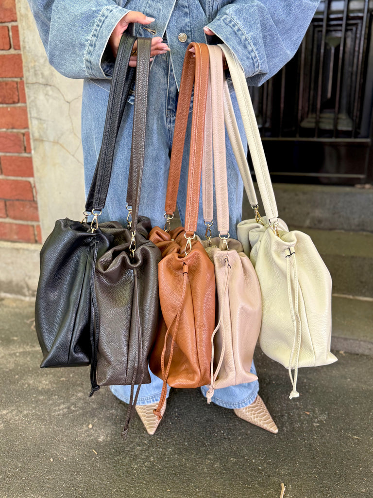Scarlett Scrunch Bag - Blush