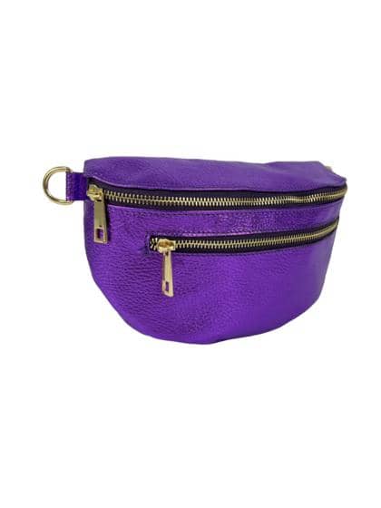 Vienna Hobo - Metallic Violet