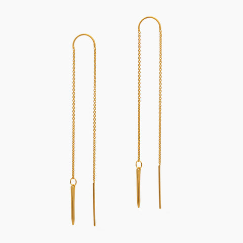 SAASHA THREAD EARRING - GOLD