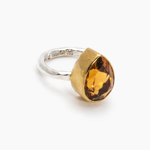 SAVANNA RING - GOLD/TOPAZ