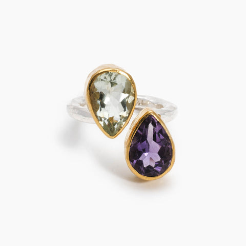 SAVANNA RING - GOLD/TOPAZ