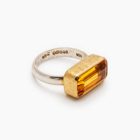 SAVANNA RING - GOLD/TOPAZ