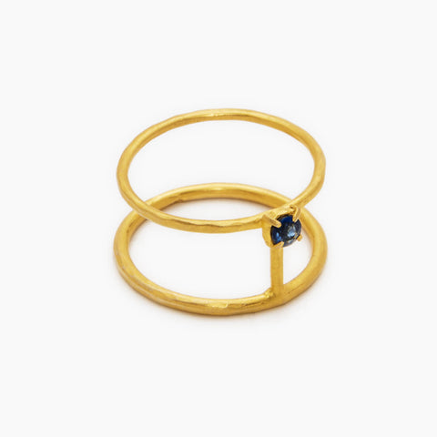 SAVANNA RING - GOLD/TOPAZ