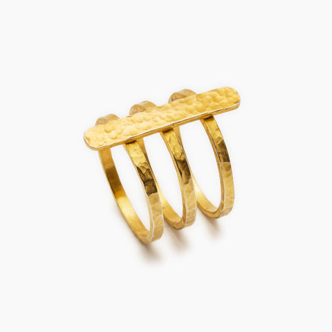 SAVANNA RING - GOLD/TOPAZ