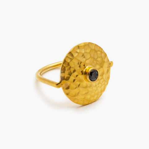 SAVANNA RING - GOLD/TOPAZ