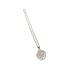 ZOE EVIL EYE COIN NECKLACE - Silver