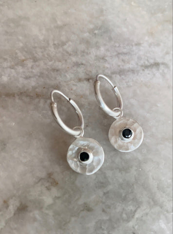 ZOE EVIL EYE EARRINGS