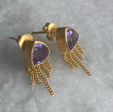 ALEXIA EARRING - SAPPHIRE